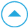 blue navigation up arrow icon
