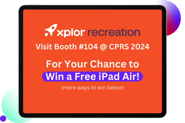 Visit booth 104 for a chance to win a free ipad air