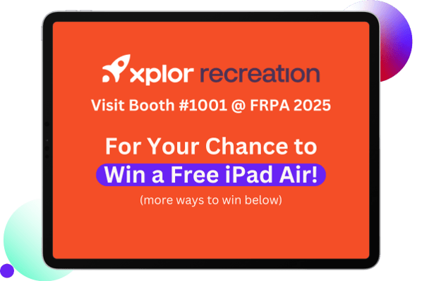 Xplor Recreations FRPA 2025 conference iPad giveaway_Landing Page 