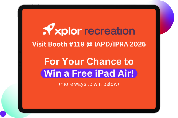 Xplor Recreations IAPDIPRA 2026 conference iPad giveaway_Landing Page