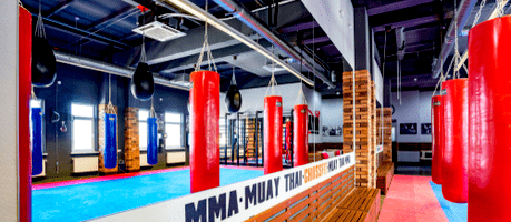 martial arts school interior 